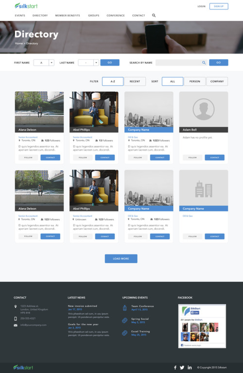 screenshot of SilkStart MultiChapter